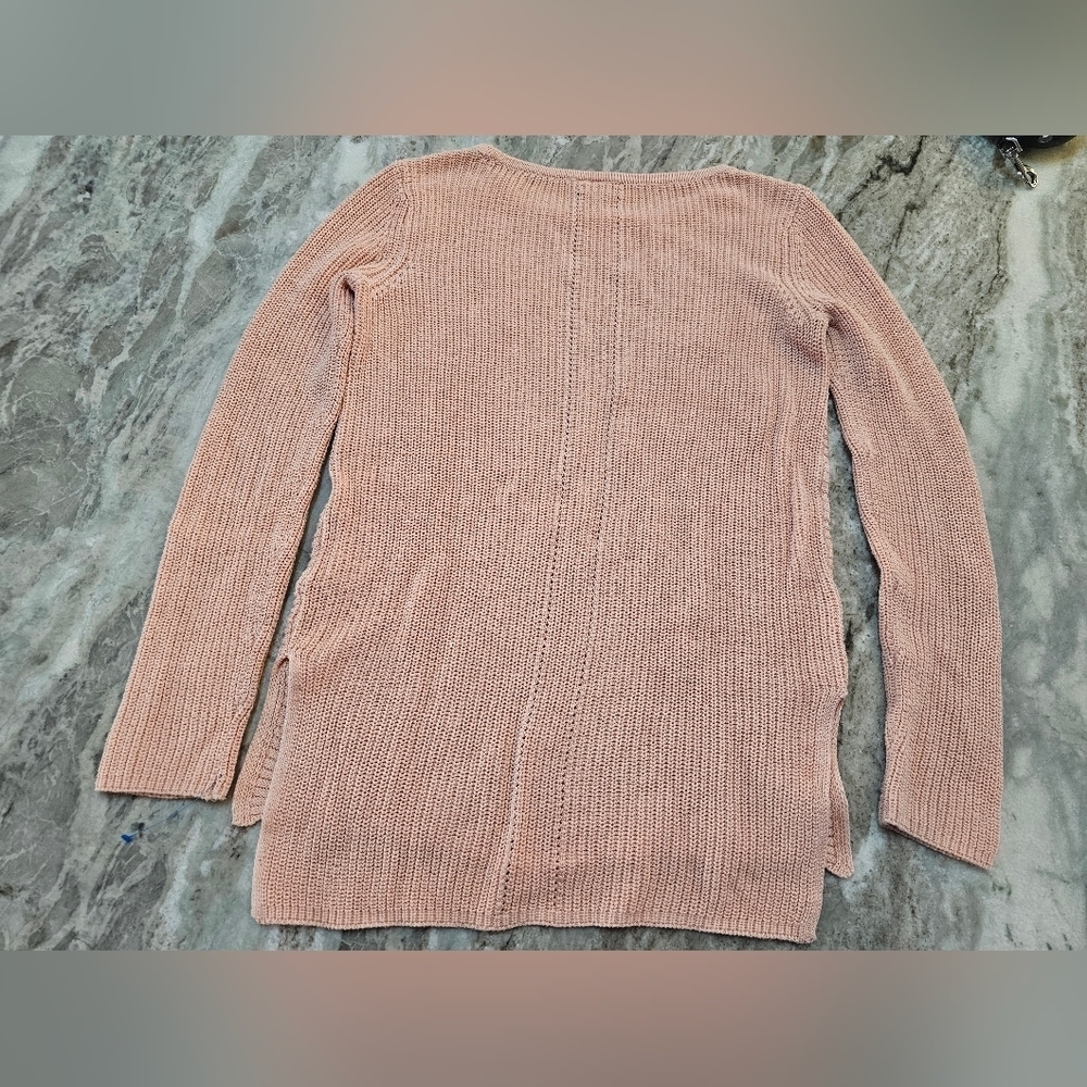 a.n.a Blush Pink Textured Knit Sweater - Size Small - Picture 9 of 9